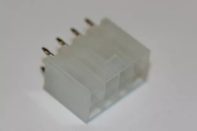 2x 8 Way PCB Header Molex 39-28-1083 Mini-Fit Jr Vertical