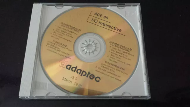 SOFTWARE Adaptec Ace 98 E/S interactivo v3.0 1998