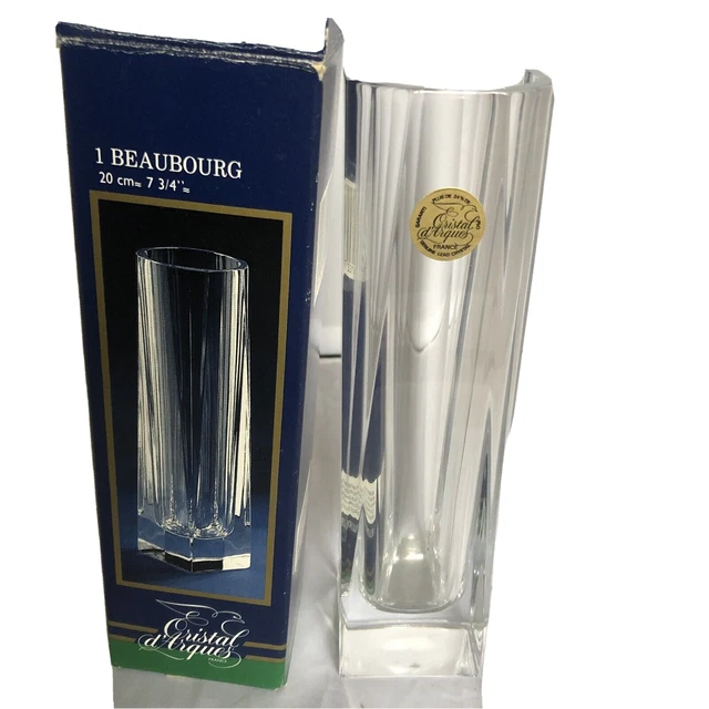 Vase Cristal d’Arques Beaubourg Vase 20 cm Clear Lead Crystal