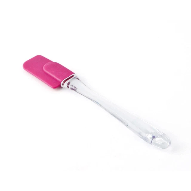 Quid 7241822 – ESPATULA Fine mitaller, Clear/Pink, 2 X 23 X 3 CM 2x23x3 cm Thin