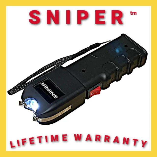 Stun Gun 675 BV SNIPER Military Grade Heavy Duty - Rechargeable LED lite