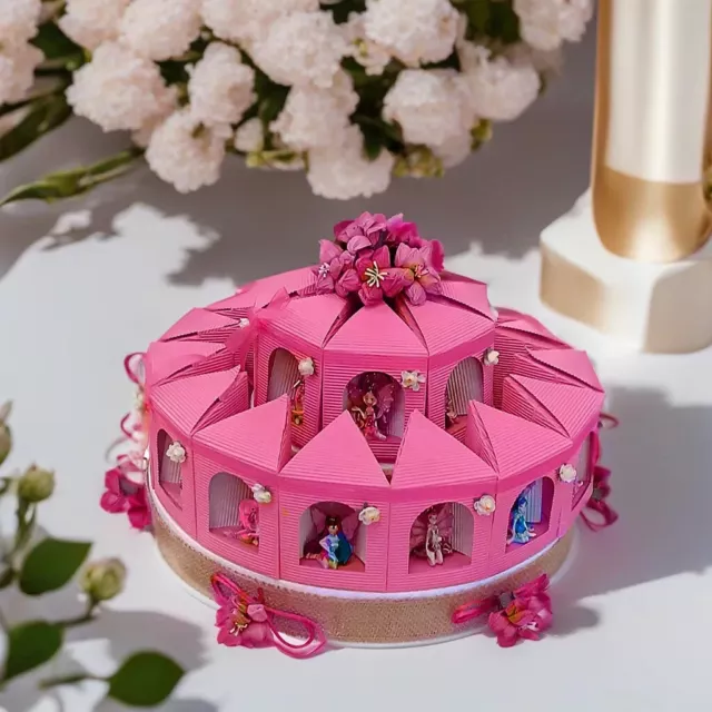 Torta Bomboniere Winx, statuine e portachiavi, 27 pezzi, Comunione, compleanno