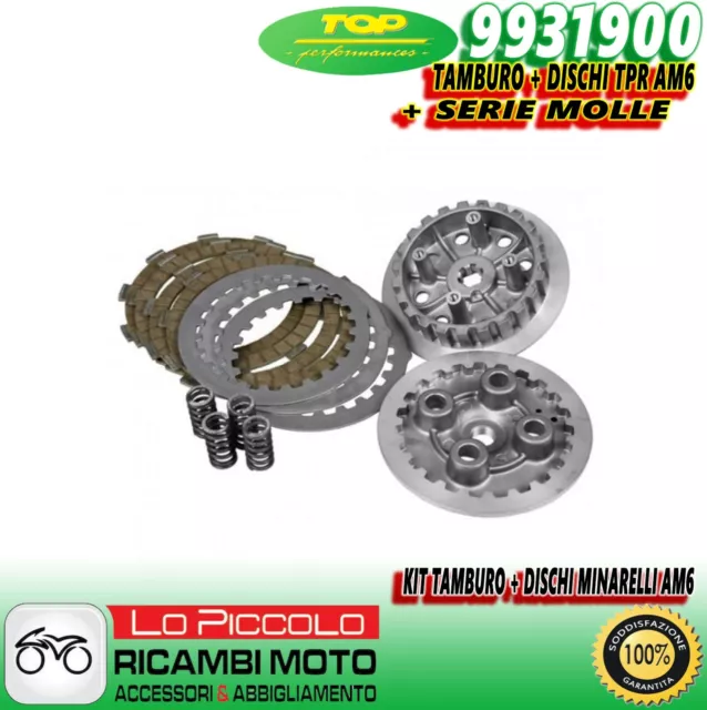 9931900 Kit Frizione Completa Tamburo+Dischi Tpr Per Am6 50 Rs Rx Dt Xtm Hm Cre