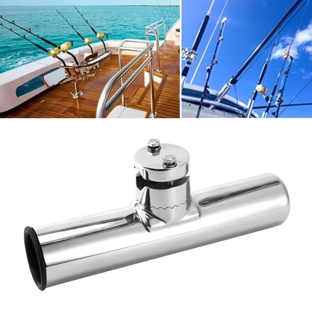 Porte Canne Pour Tube 22/25/30mm inox 316 - A4 Pèche Bateau - Sport