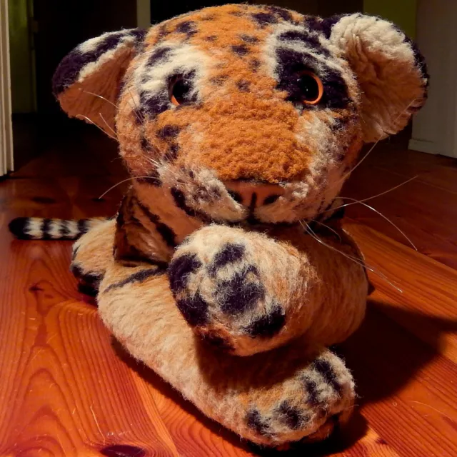 TIGER KING BABY CUB 🐯 Vintage STEIFF Tiger PASCHA 6314/60 Sammlerstück 80er RAR