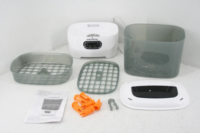 Baby Brezza Electric Steam Baby Bottles Cleaner Dryer Machine Holds 8 Bottles