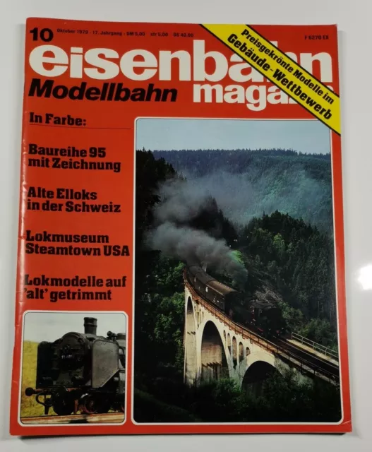 Eisenbahn Modellbahn Magazin Heft 10/1979 - SEHR GUT (P2)