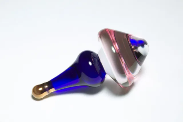 1.25" Spinning Top by Dusty Gamble | glass art handmade in Texas