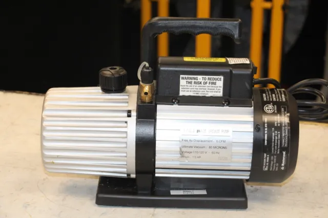 Mastercool Inc. 90066-B - 6 Cfm Single Stage Vacuum Pump