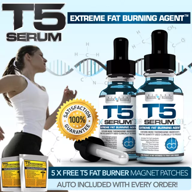 X2 Biogen T5 Fat Burners Serum Xt- Extra Strong Diet /Slimming Pills Alternative