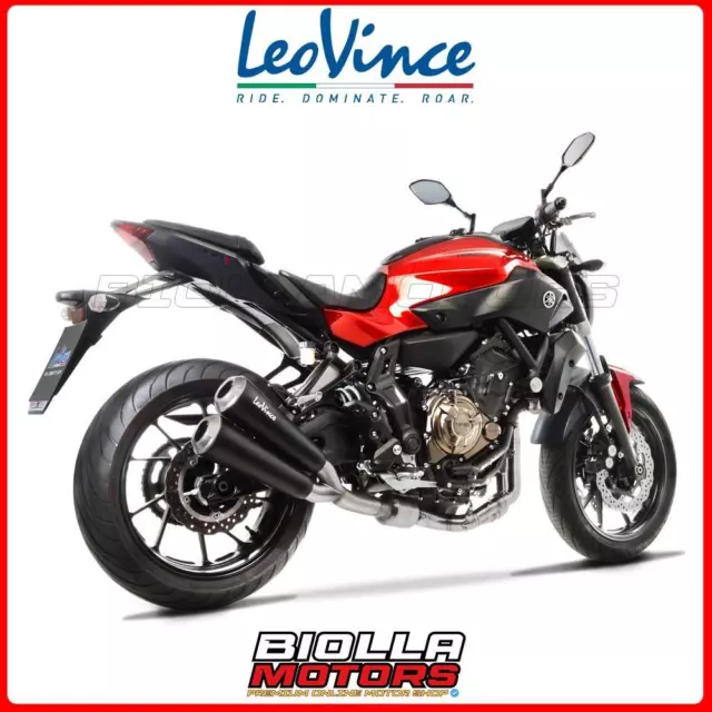 15107 Terminale Completo Leovince Yamaha Mt-07/Fz-07 700 2020 - Gp Duals Stainle