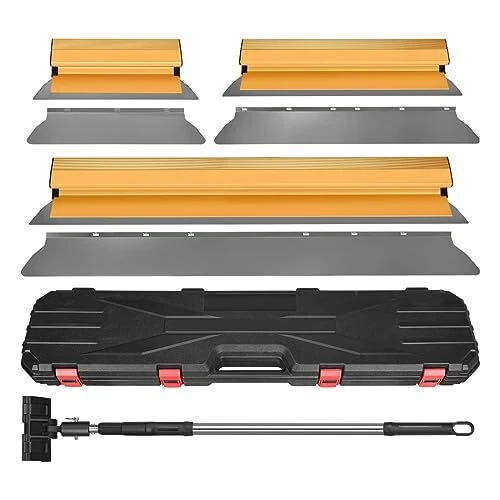MOPEI Profi Flächenspachtel Set |30 cm, 50 cm & 80 cm Spachtel zum Verputzen ...