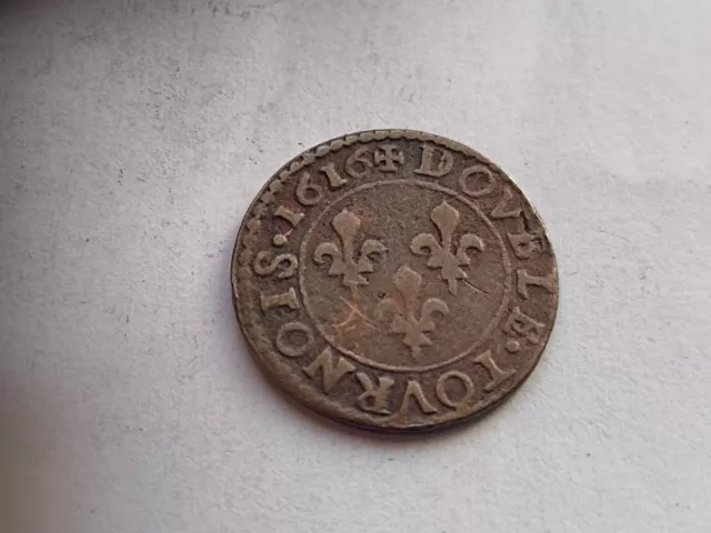 double tournois louis xiii 1616