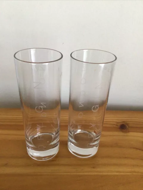 Beefeater 1820 London Dry Gin 6 1/2" Collins/Mojito 12oz. Glasses Set of 2