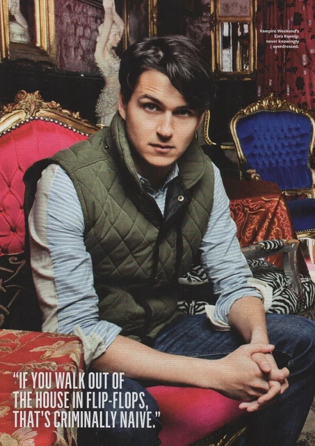 Vampire Weekend - Ezra Koeing Never Knowingly - Full Size Magazine Advert