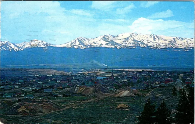 1959, Town View, Mount Massive, LEADVILLE, Colorado Postcard