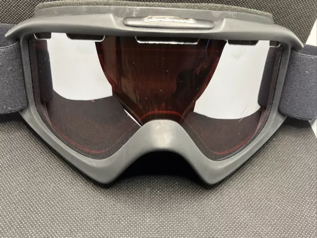 Bolle Ski Snowboard Goggles Black Frames Rose Red Lens Unisex Adults