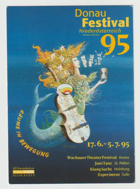 FreecArt, Werbekarten: Donau Festival Niederösterreich 1995