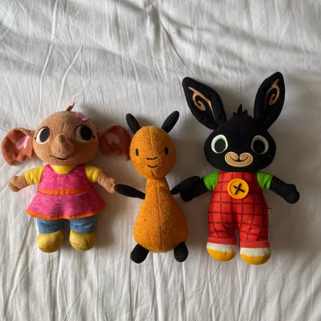 FISHER PRICE CBEEBIES Bing Bunny And Sula Talking Soft Toys £14.00 ...