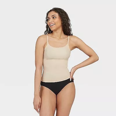 ASSETS by SPANX Women's Long Sleeve Thong Bodysuit - White XL