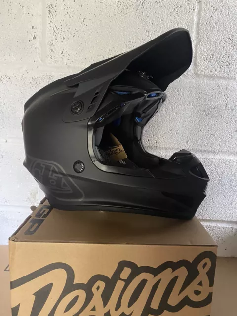 Troy Lee Designs TLD GP Mono Black Size S Small 2023 Mx Motocross Helmet