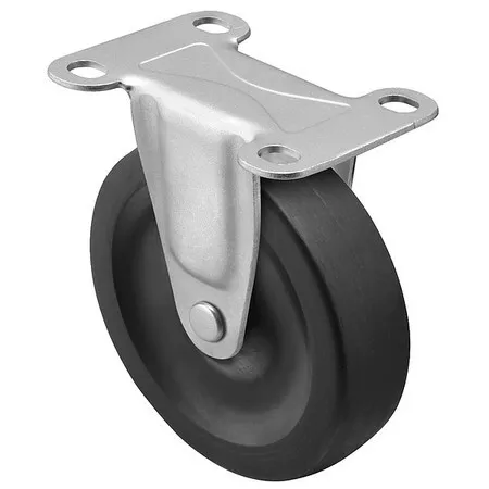 Shepherd Caster Pri50120zn-3R 5" X 15/16" Non-Marking Rubber Soft Rigid Caster,