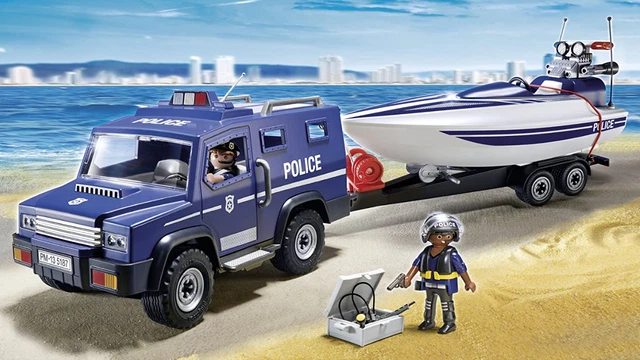 Pièce De Rechange Playmobil - Moto De Police 3943 - Occasion
