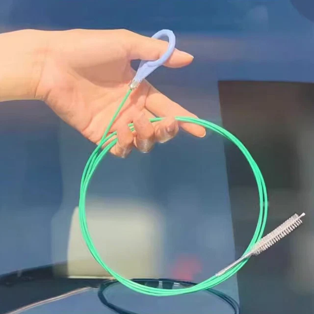 3 m spazzola pulizia pulizia draga scarico auto tubi auto dettaglio pulitore a spirale
