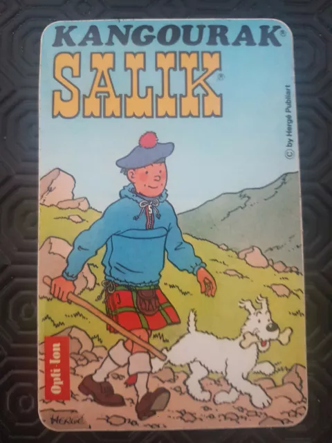 Autocollant TINTIN et MILOU KANGOURAK SALIK - Hergé - NEUF