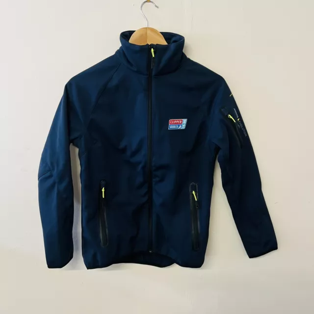 Womens Musto Waterproof Jacket New UK 8 Clipper Round World Race Crew Blue