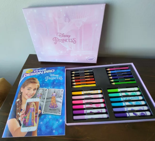 Crayola Virtual Design Pro Boxed Art Set Colored Pencils Markers