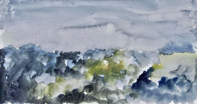Jean-Pierre Divertido-Pintura Original-Acuarela-Paisaje