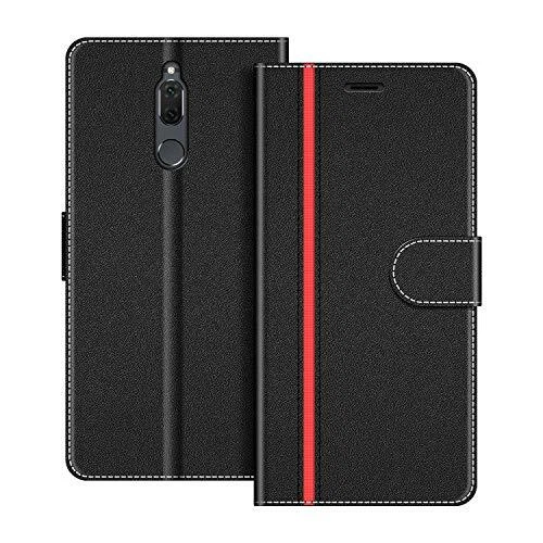 CADORABO Cover Con Chiusura Magnetica, Funzione Stand E Tasca Per Le Carte CUSTODIA A LIBRO Per MOTO G5 PLUS, Rosso Mela - Foto 9