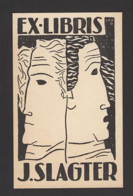 14)Nr.061,EXLIBRIS, Leo Gestl, 1932