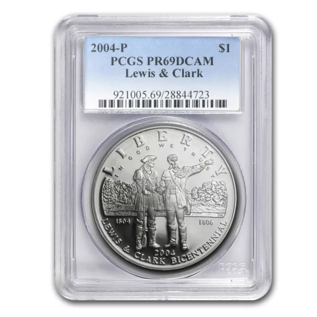 2004-P Lewis & Clark Bicentennial $1 Silver Commem PR-69 PCGS