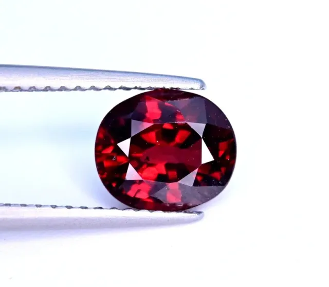 Garnet Natural Gemstone 2.05 Carat Loose Cut Round Red Gem Pendant Jewelry