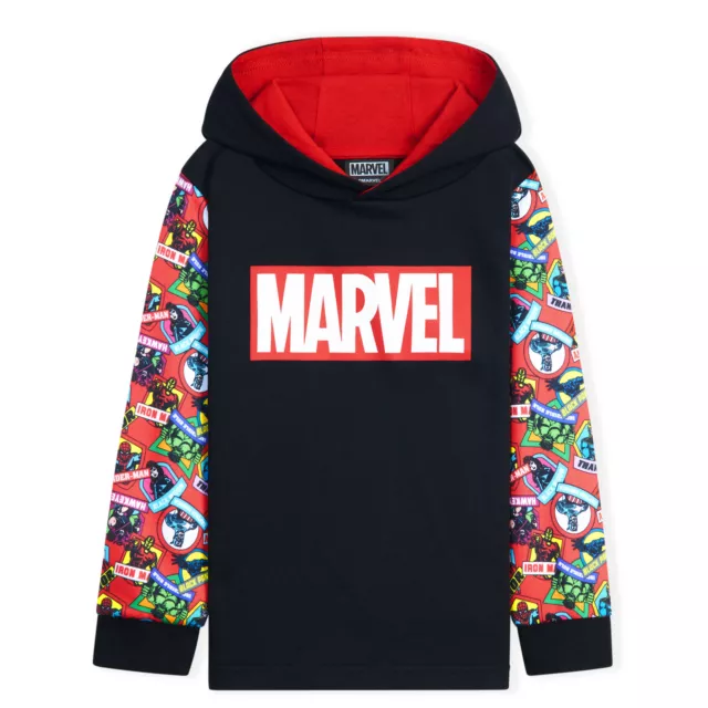 Marvel Enfant Garçon Sweat À Capuche Sweatshirt Avengers Sweats Super-Héros