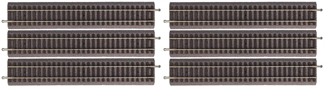 Piko A-Gleis 55401 H0 - Gerades Gleisstück G231 mit Bettung, für DC