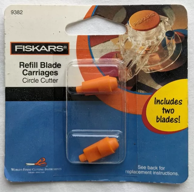 FISKARS Circle Cutter Cuts Perfect Circles 2 Blades sewing paper