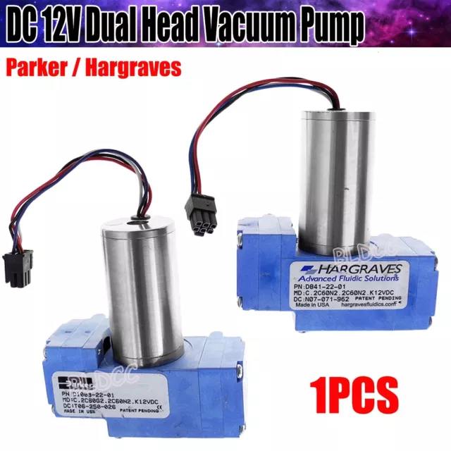 Dual Head Vacuum Pump DC 12V Mini Diaphragm Pump Control-driver Circuit Built-in