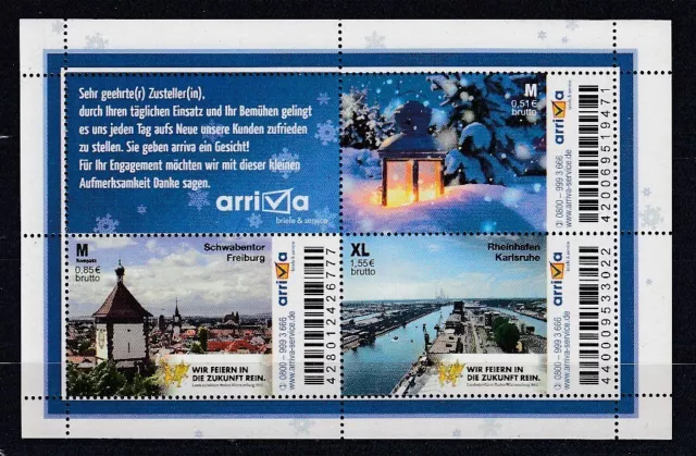 Arriva   Danke an die Zusteller  Block  **