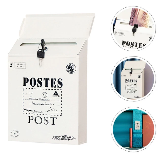 Wall Mount Mailboxes Hanging Mail Organizer Suggestion Box Office 2