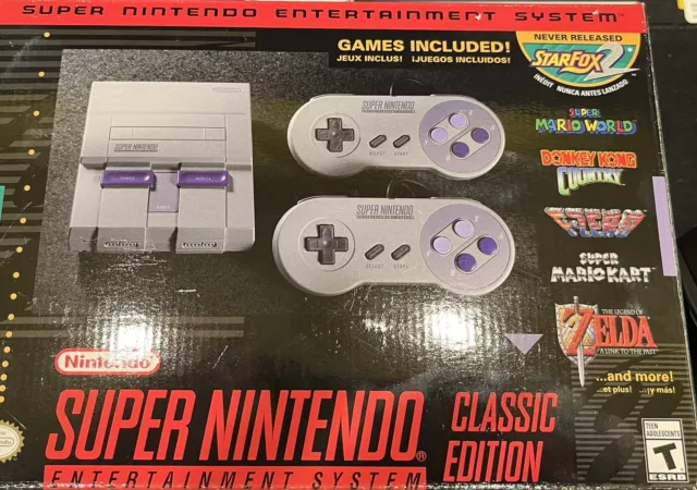 Nintendo Super NES Classic Edition Video Game Console - Gray