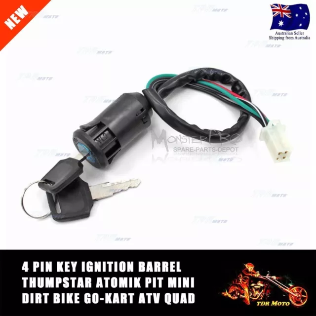 2X Ignition Key Barrel Switch 49cc 70 90 110 125 Cc 150 Dirt Bike Atv Quad Trail