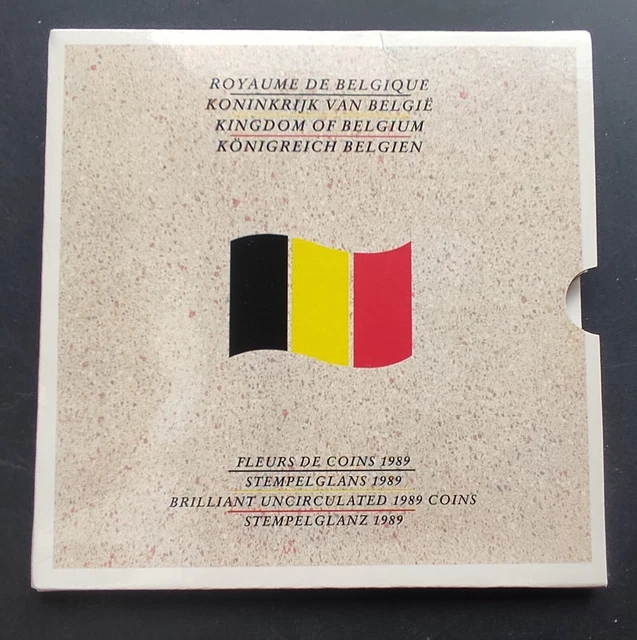 Belgique Série Fleur De Coins 1989