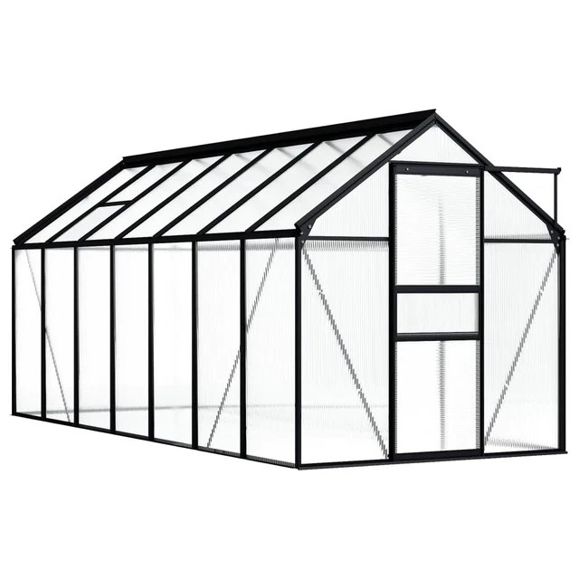 NNEVL Greenhouse Anthracite Aluminium 8.17 m²