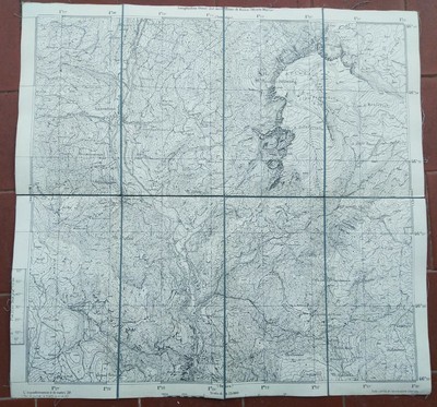 1890 276 ALTO ADIGE CARTA GEOGRAFICA TELATA SARENTINO ORSARA FIUME TALVERA... 