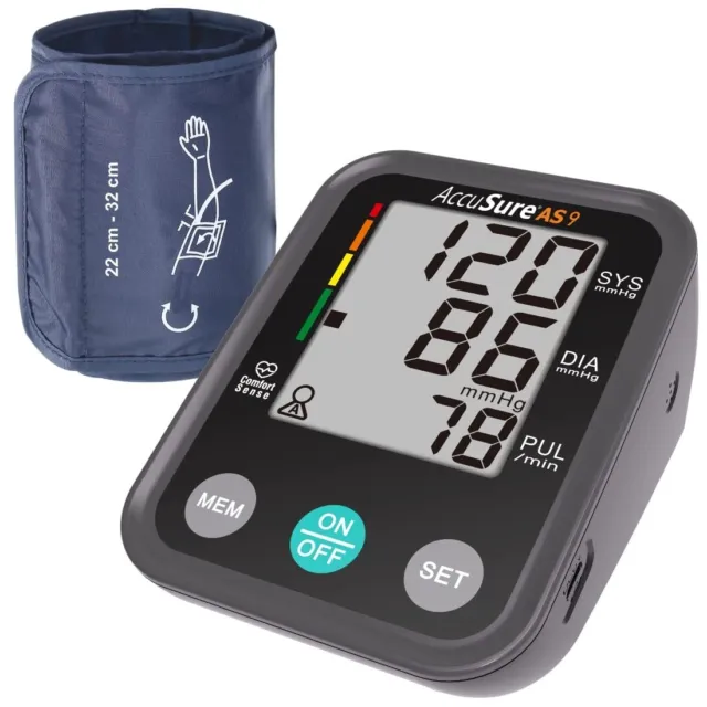 Blood Pressure Monitor Fully Automatic Digital Large Display And Adjustable Arm-
