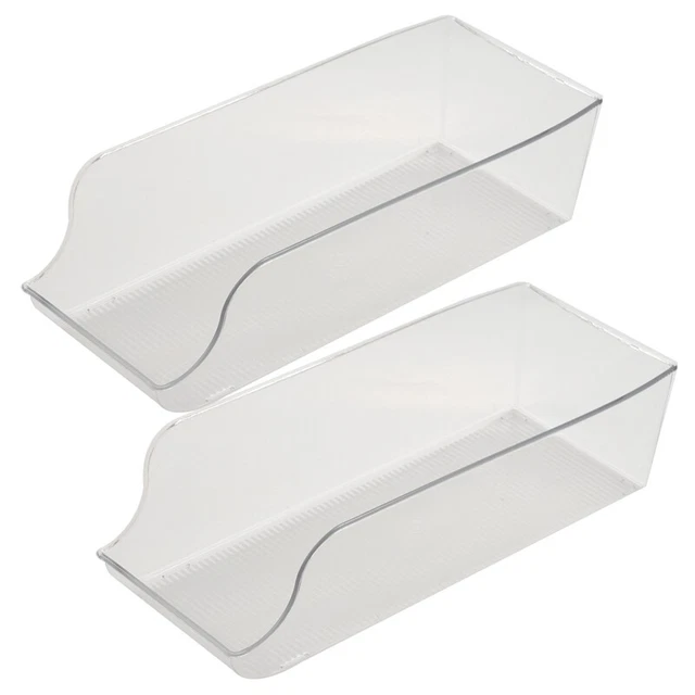 Juego de 2 Refrigeradores Organizador Castillador Soda Lata Enganchado Soporte para Refrigeración U6D8