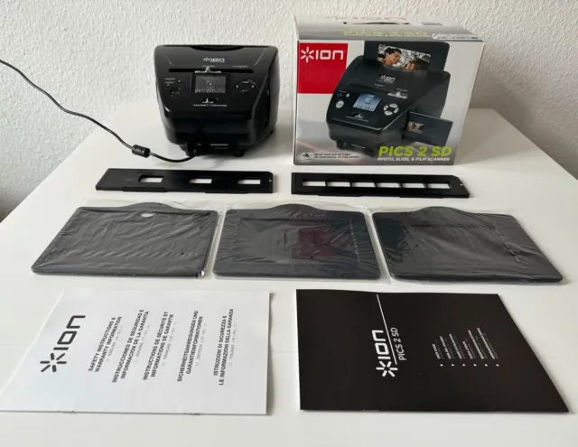 Escáner de diapositivas, negativos y fotos ION Audio Pics2SD convertidor a SD